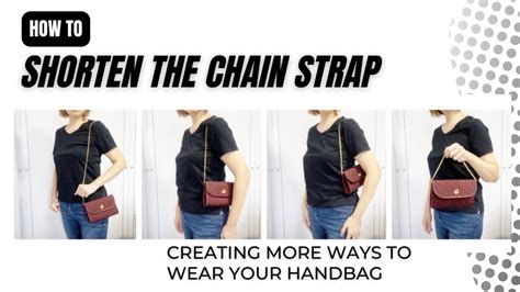 how to shorten prada bag strap|shorten strap without cutting it.